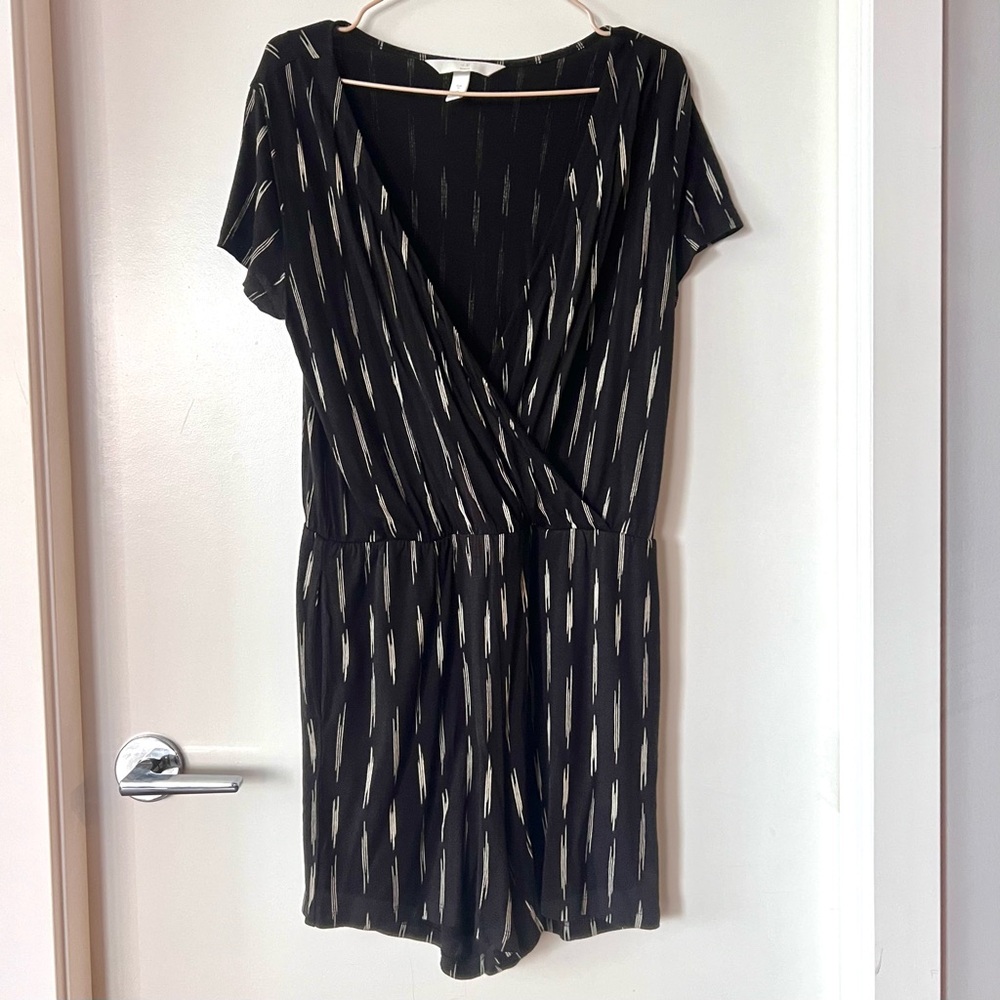 Black and White Women's Jumpsuit